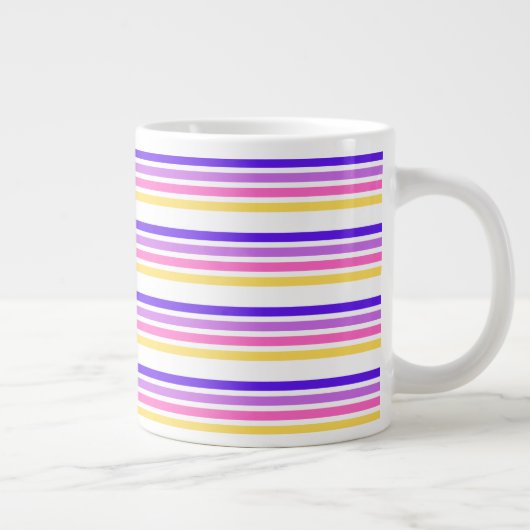 Business Violet Stripe Tee Tasse (Rechts)