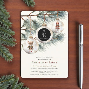 Business Watercolor Nutcracker Weihnachtsschmuck Feiertagskarte