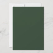 Business Watercolor Weihnachtsbaum Open House Einladung (Rückseite)