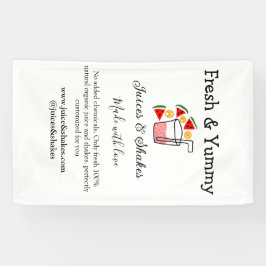 Business-Website "Juice & Shakes" Banner