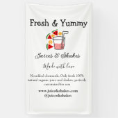 Business-Website "Juice & Shakes" Banner (Vertikal)