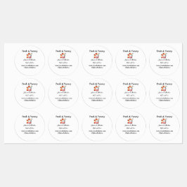 Business-Website "Juice & Shakes" Etiketten