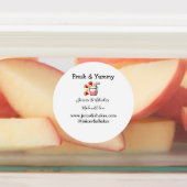Business-Website "Juice & Shakes" Etiketten (Befestigt)