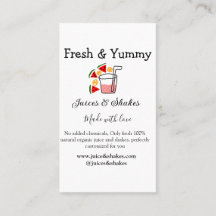 Business-Website "Juice & Shakes"