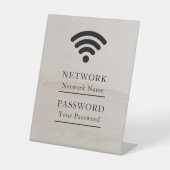  Business Wifi Morden Network Sockelschild (Vorderseite)