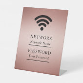 Business Wifi Morden Network Sockelschild (Vorderseite)