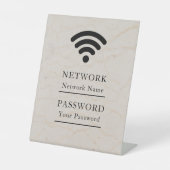  Business Wifi Morden Network Sockelschild (Vorderseite)