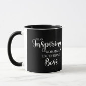 Business Woman & Exceptional Boss | Custom Tasse (Links)