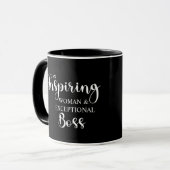 Business Woman & Exceptional Boss | Custom Tasse (Vorderseite Links)