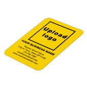 Business Yellow Flexible Foto Magnet (Linke Seite)
