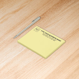 Business Yellow Rectangle post it note Post-it Klebezettel
