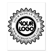 Business Your Logo Custom Large Gummistempel (Prägung)