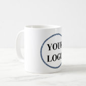 Business Your logo hier Erstellen Sie Ihr eigenes  Kaffeetasse (Vorderseite Links)