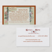 BusinessCard, geistiger Reich, ~ holistisch, Visitenkarte (Vorne/Hinten)