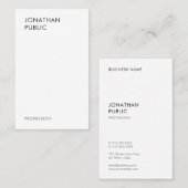 Businesscards Trendy Modern Elegant Beruflich Visitenkarte (Vorne/Hinten)