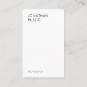 Businesscards Trendy Modern Elegant Beruflich Visitenkarte (Vorderseite)