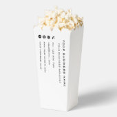 BusinessName Info Company Promotion Popcorn Box Geschenkschachtel (Geplatzt)