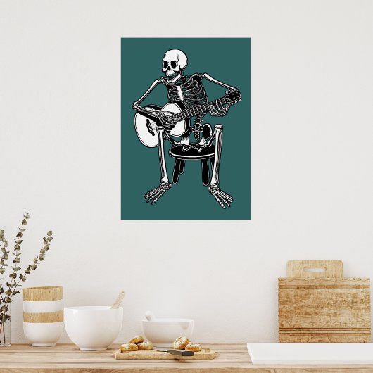 Busker Bones Poster (Küche)