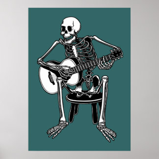 Busker Bones Poster