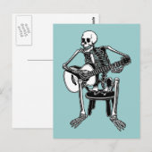 Busker Bones Postkarte (Vorne/Hinten)