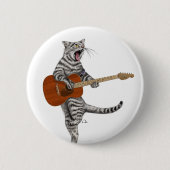 Busker, der Gitarrist der Katze Button (Vorderseite)