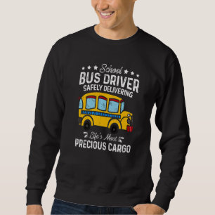 Busman School Busfahrer bringen mit Sicherheit Abg Sweatshirt
