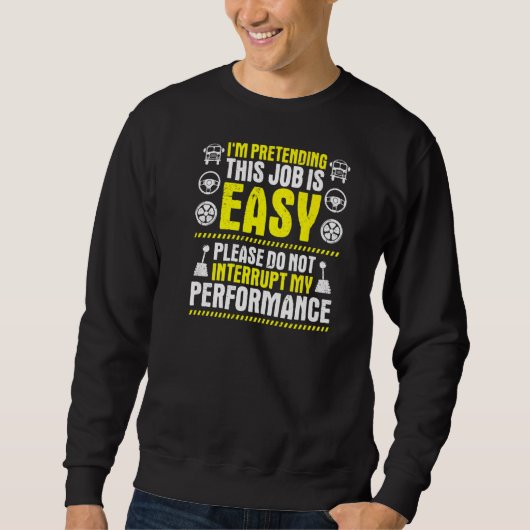 Busmann Meine Leistung Busfahrer Sweatshirt (Vorderseite)