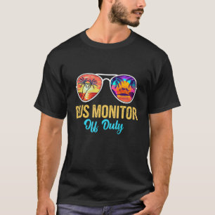 Busmonitor aus Sonnenbrille Palm Tree Letzten Tag T-Shirt