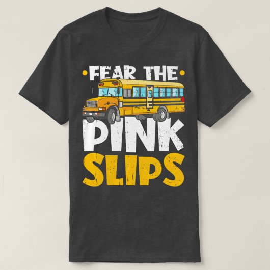 Busmonitor Rosa Slip Schulhilfe T-Shirt (Design vorne)