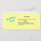 Buspass Geburtstagsparty Einladung (Rückseite)