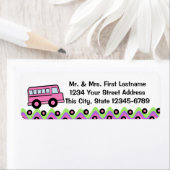 Busräder der rosa Schule (Insitu)