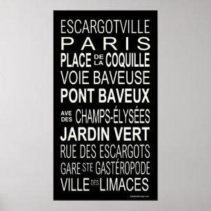 Busroll.Escargot Poster