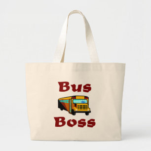 Buss Chef. Schulbus-Fahrer-Tasche Jumbo Stoffbeutel