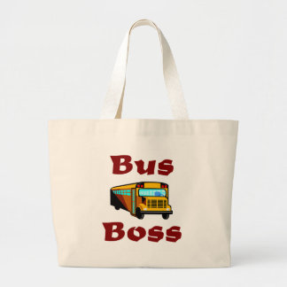 Buss Chef. Schulbus-Fahrer-Tasche Jumbo Stoffbeutel