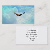 Bussard im Flug 3 Visitenkarte (Vorne/Hinten)