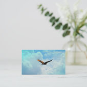 Bussard im Flug 3 Visitenkarte (Stehend Vorderseite)