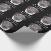 Bussard in einem Blizzard-Vogel-Rap Geschenkpapier (Ecke)