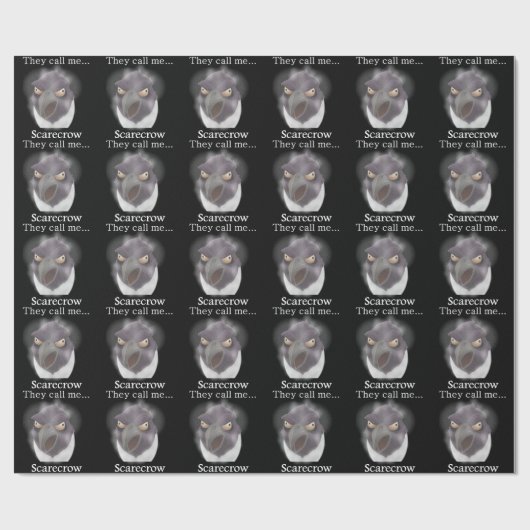 Bussard in einem Blizzard-Vogel-Rap Geschenkpapier (Flach)