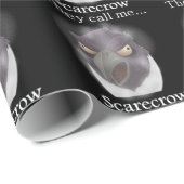 Bussard in einem Blizzard-Vogel-Rap Geschenkpapier (Rolleneckpunkt)