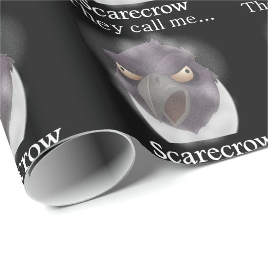 Bussard in einem Blizzard-Vogel-Rap Geschenkpapier (Rolleneckpunkt)