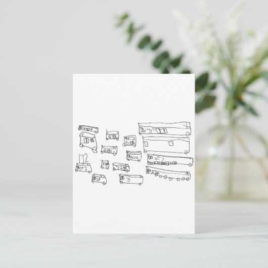 Busse Postkarte (Stehend Vorderseite)