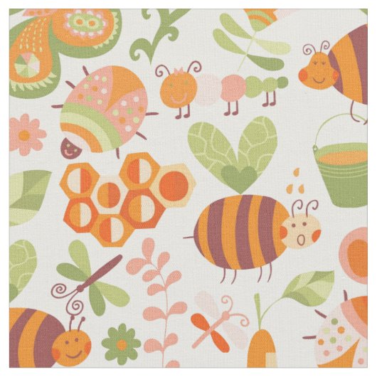 Busse Summer Garden Fabric 2 Stoff (Nahaufnahme)