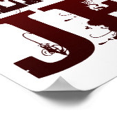 Buße und vertraue Jesus Poster (Ecke)