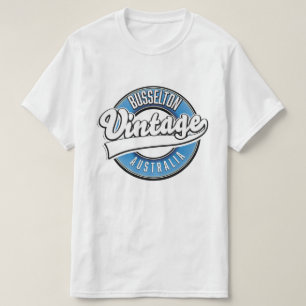 Busselton australia Logo im Vintagen Stil T-Shirt
