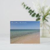 Busselton Beach Postcard Postkarte (Stehend Vorderseite)