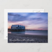 Busselton Jetty bei der "Dusk Postcard" Postkarte (Vorne/Hinten)