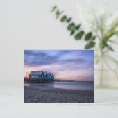 Busselton Jetty bei der "Dusk Postcard" Postkarte (Stehend Vorderseite)
