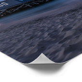 Busselton Jetty in Dusk Poster (Ecke)