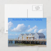 Busselton Jetty Western Australien Postkarte (Vorne/Hinten)