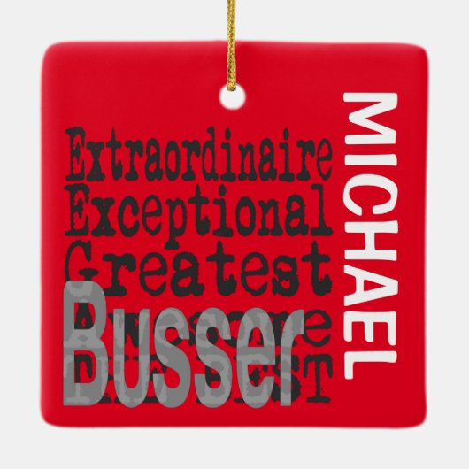 Busser Extraordinaire CUSTOM Keramikornament (Rückseite)